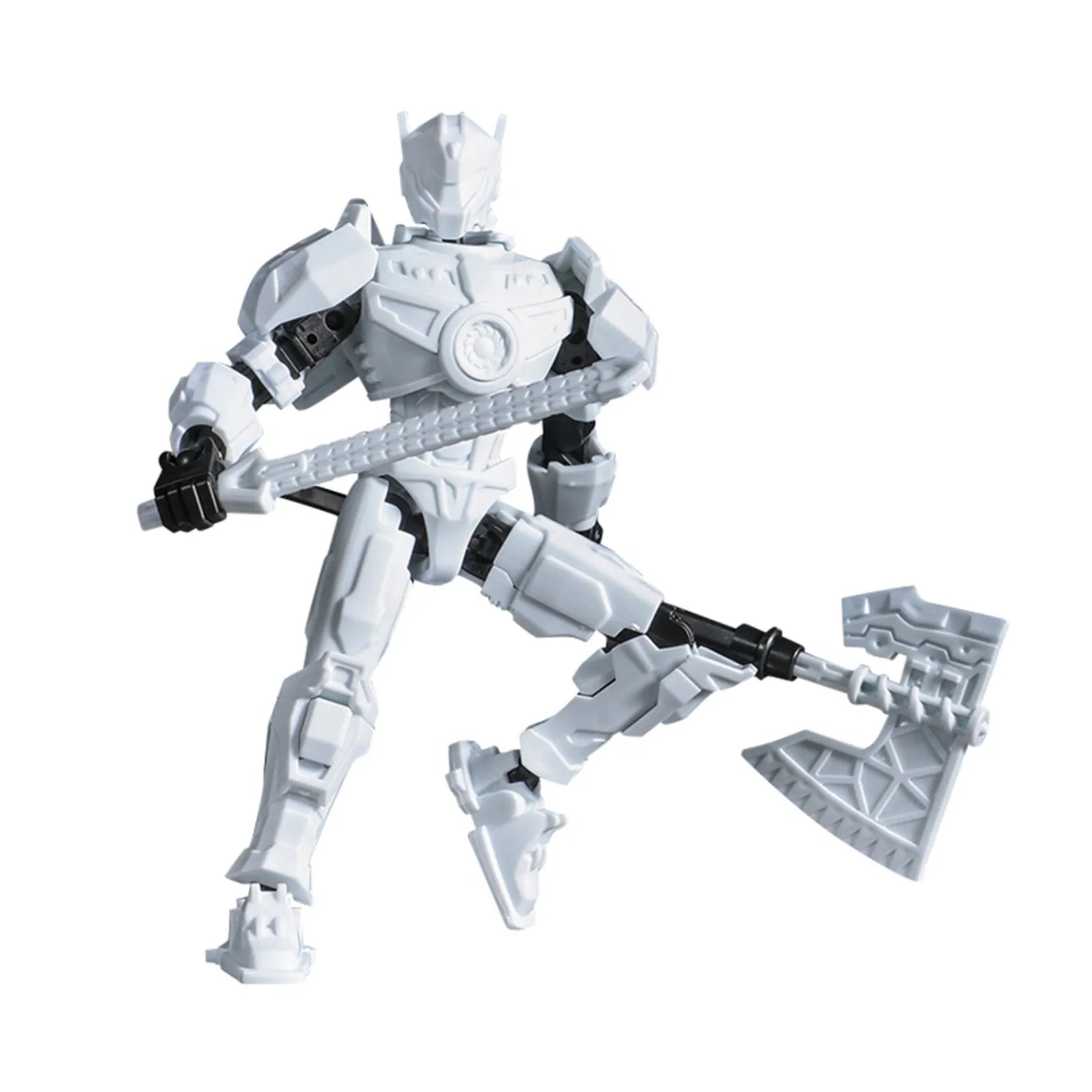 New 3d Printed T13 Mechwarrior Project Action Figure Toys Dummy 13 Multi-Jointed Movable Custom Accessories Gift Toys Oasis Select White One Size