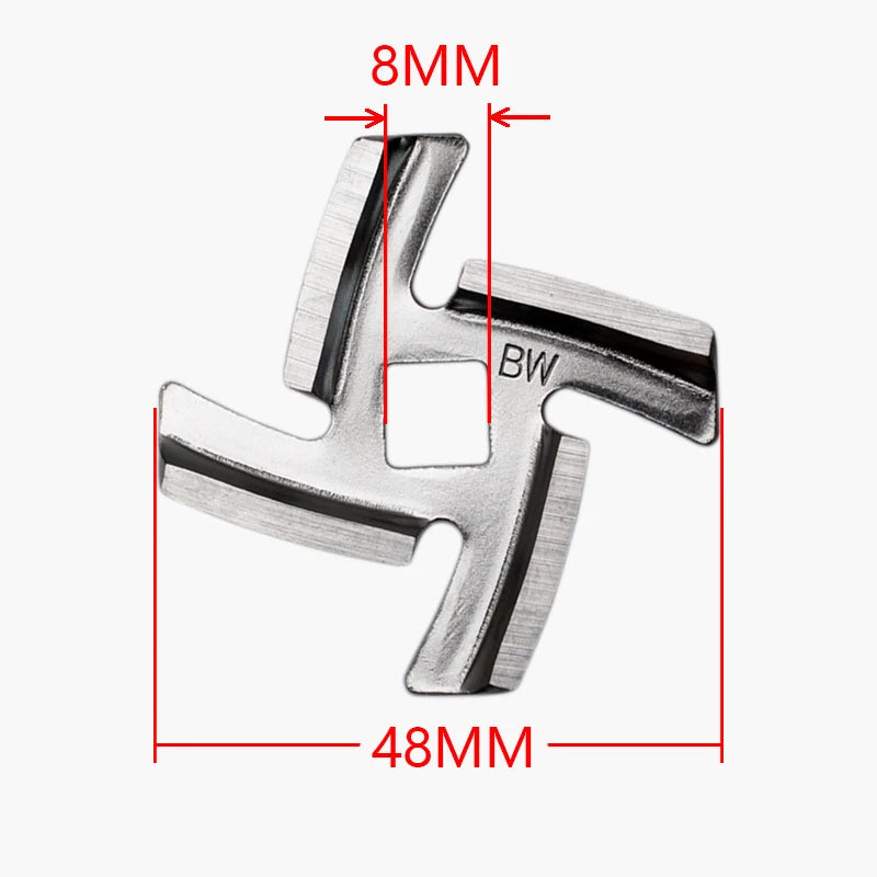 Stainless Steel Meat Grinder Blade 8mm – MGB Series Parts