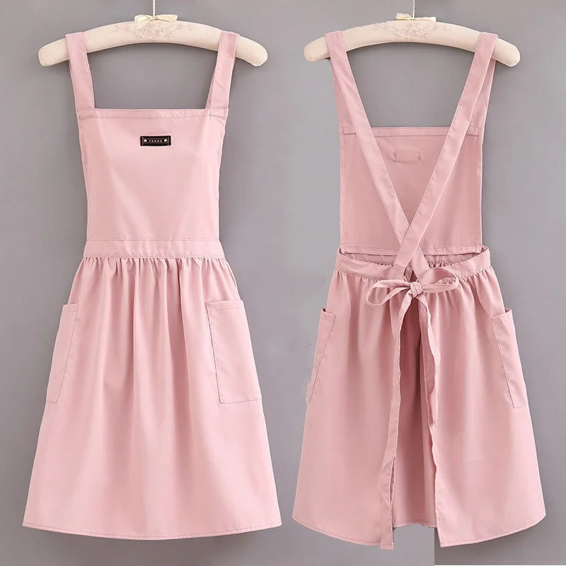 Soft Cotton Kitchen Cooking Apron With Cross Back For Cooking Catering Work Commercial Restaurant The Size Can Be Customized Oasis Select