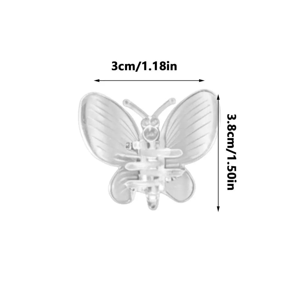 10Pcs Plant Clips Vine Clamp Plant Vine Climbing Fixed Support For Grafting Tomato Butterfly Orchid Flowers Clip Garden tools Oasis Select 10Pcs Butterfly