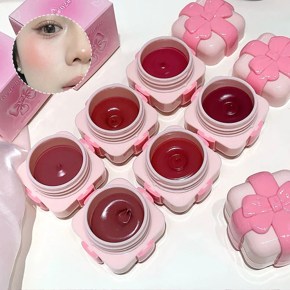 2-in-1 Lipstick Blush Stick Eyes Cheek Lip Tint Buildable Waterproof Lightweight Cream Multi-use Lip Plumper Makeup Gift Oasis Select