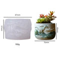 Relief Dinosaur Aromatherapy Candle Cup Silicone Mold DIY Handmade Resin Gypsum Succulent Plant Flowerpot Storage Box Mould Oasis Select White