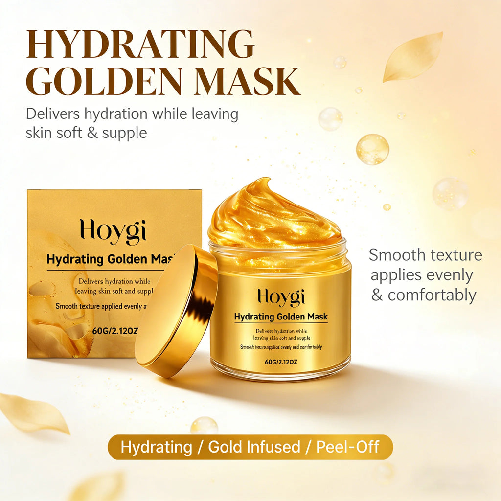 Hydrating Golden Mask Collagen Gold Peel Off Facial Mask Moisturizing Firming Reduces Wrinkles Removes Blackheads Dirt & Oils Oasis Select