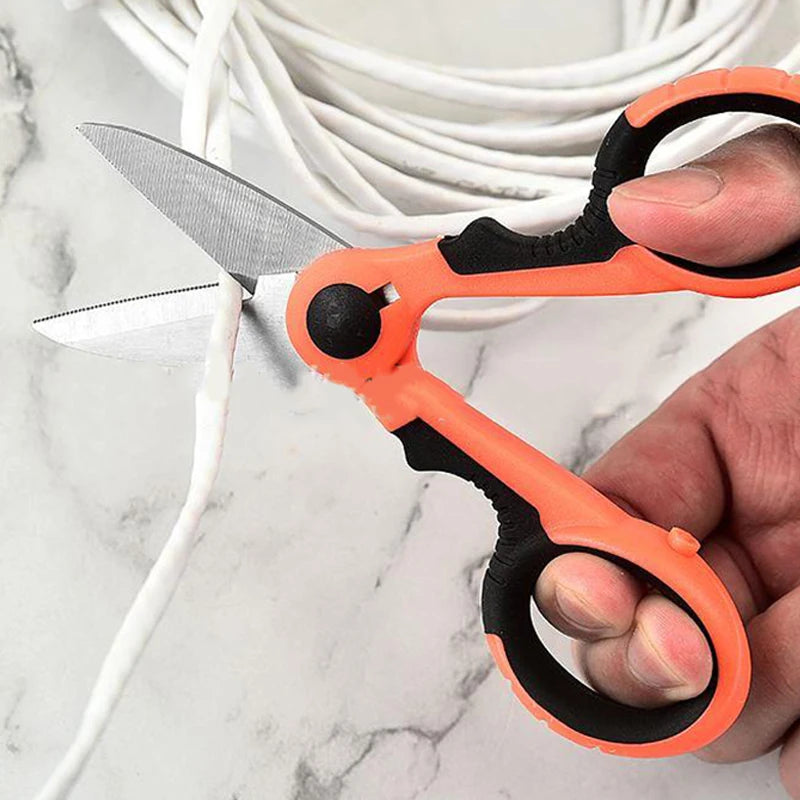 New Sale Fiber Optic Kevlar Cutter Scissors Kevlar Aramid Fiber Sharp Scissors Jumper Wire Pigtail Tools Electrician Tools Oasis Select