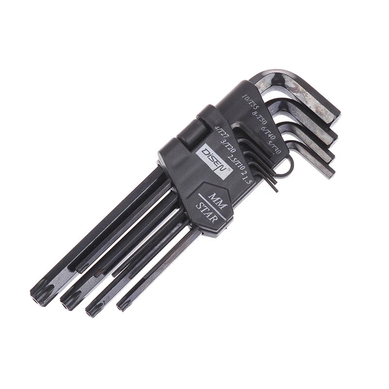 Allen Key Screwdriver Set with Handle for Motorcycles and Bicycles, Universal Torque Long Metric Oasis Select A2