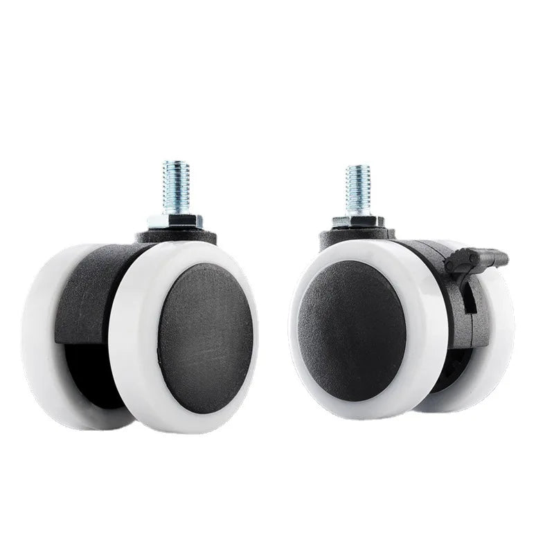 1.5inch Chair Wheel Caster Replacement Soft Mute Desk Caster Wheels for Work Chair Heavy Duty Safe Rolling Office Chair Wheels Oasis Select