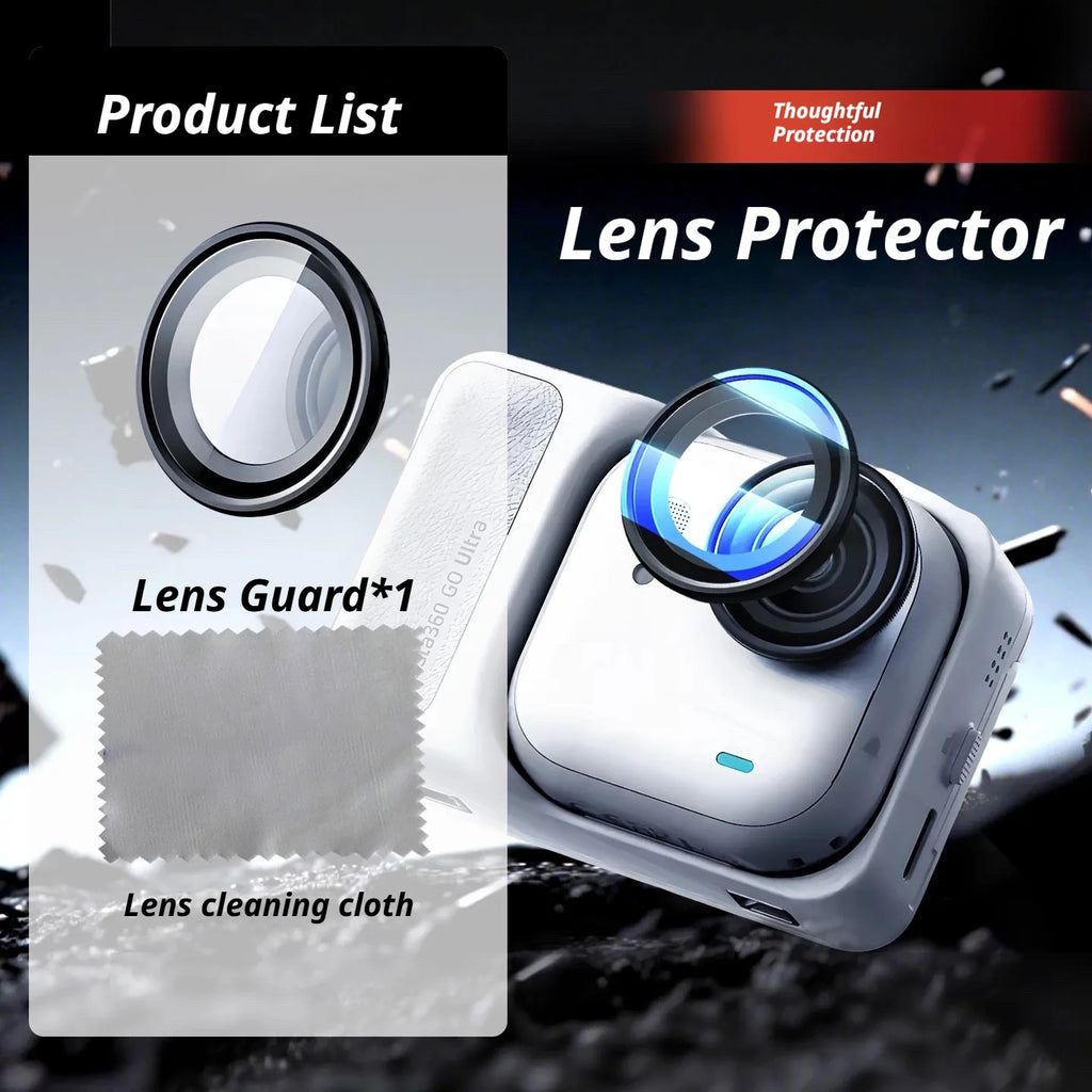 Insta360 Go Ultra Tempered Glass Lens Protector | Anti-Fog