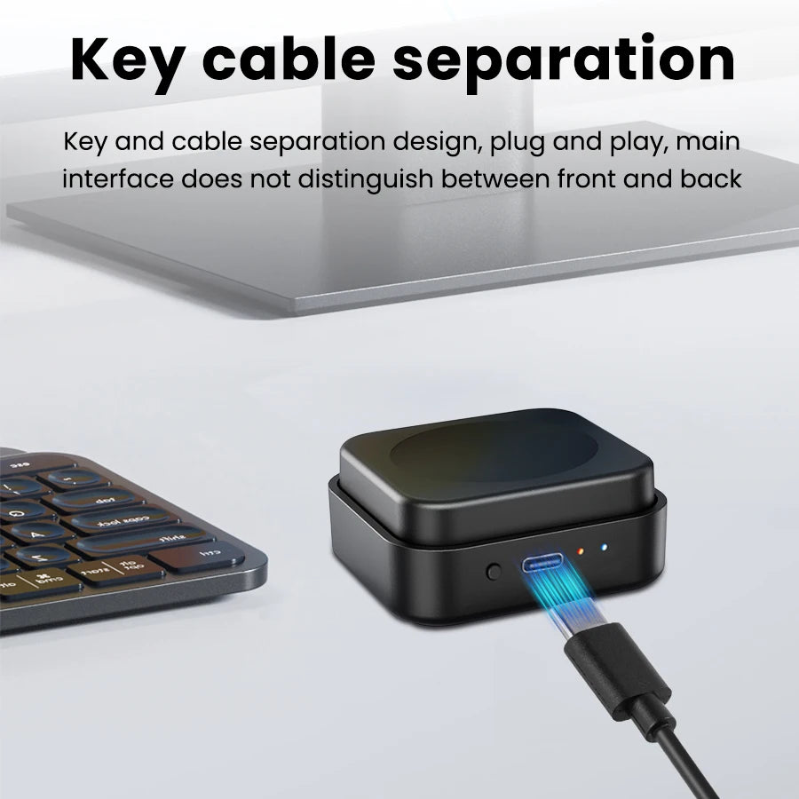 Programmable Macro Large Buttons Custom Multi-Mode Mechanical Keypad Gaming Shortcut Mini Keyboard for Tablet,PC,MacBook,Laptop Oasis Select