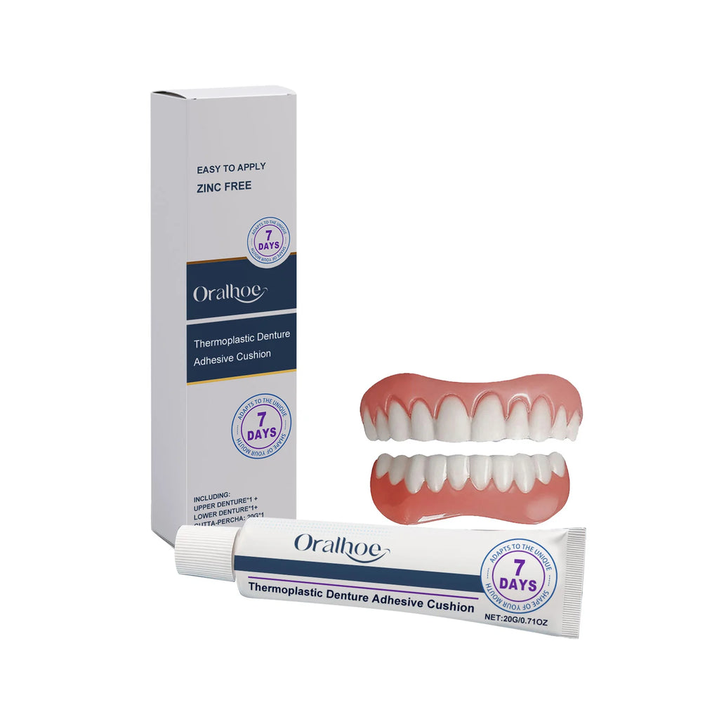 Natural Smile Beauty Denture Decoration Set: A daily denture set with mild and comfortable materials, enhancing aesthetics. Oasis Select 1set boxed