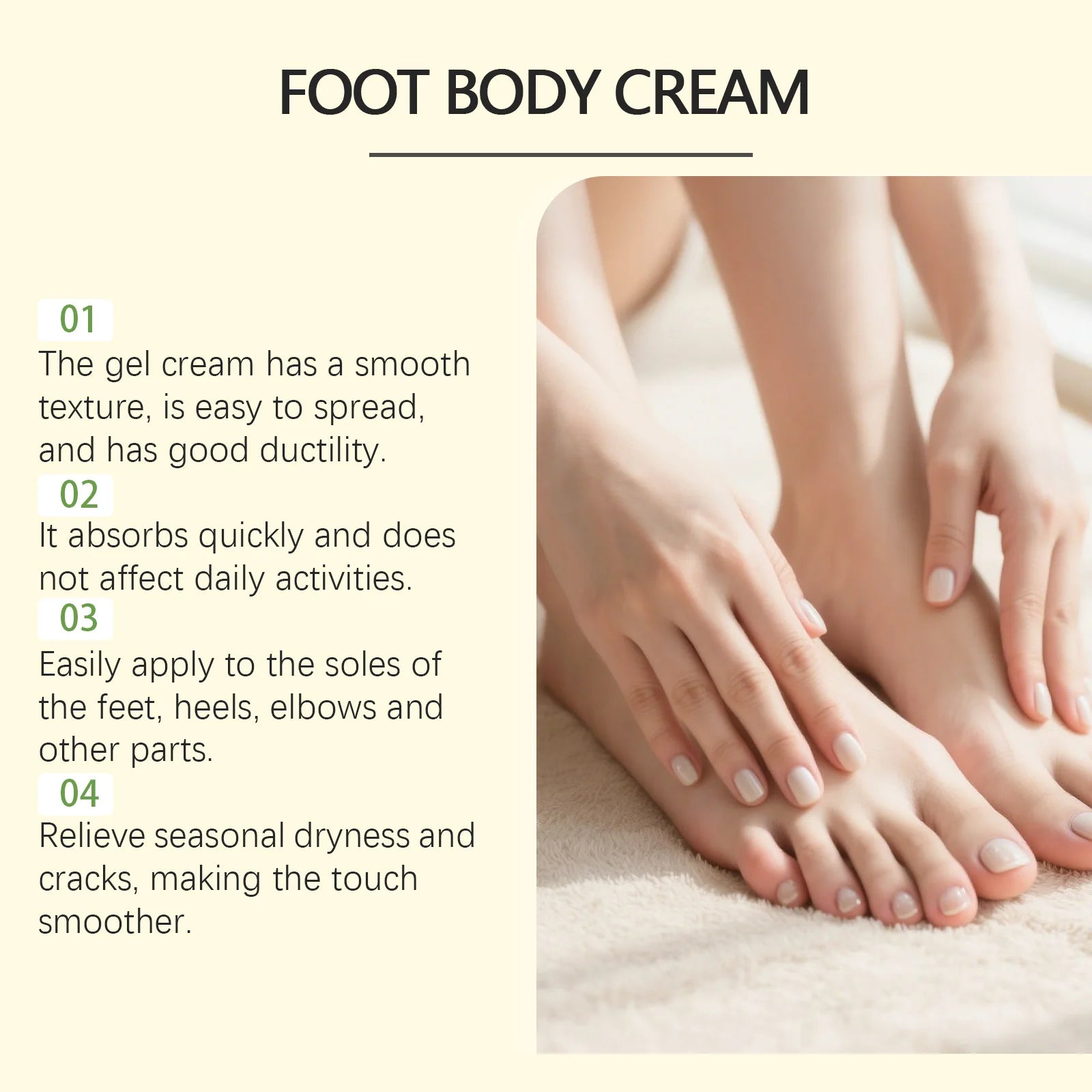 Hoygi 40% Urea Foot & Hand Cream – Deep Moisturizer for Dry Skin Foot & Hand Cream Oasis Select