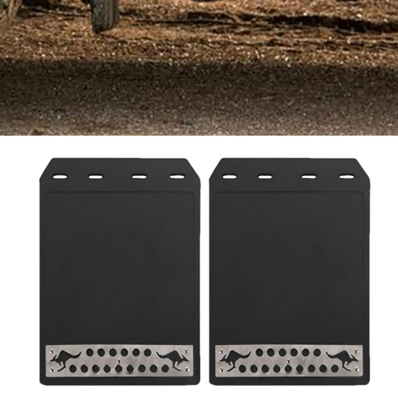 2-Piece Car Mudguard Mud Flaps Heat-Resistant Car Splash Guards Trucks Mud Guards Waterproof Rear Mud Flaps Vehicle Protection Oasis Select