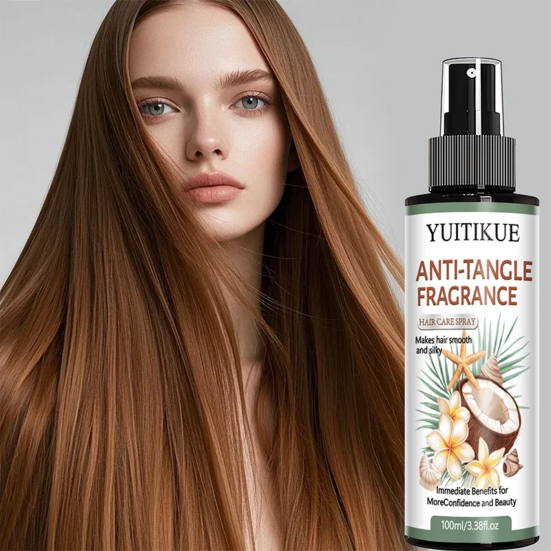 YUITIKUE Coconut Argan Oil Hair Care Spray - Detangle, Moisturize & Add Shine to All Hair Types Oasis Select
