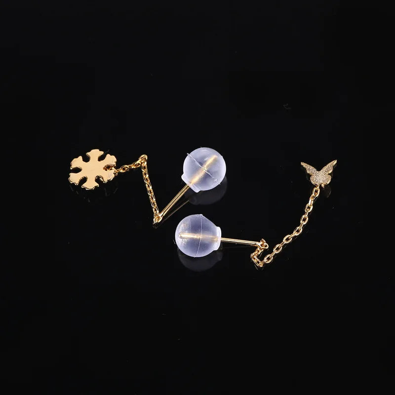 50/100/200pcs Soft Silicone Earring Backs Anti-Slip Leak-Proof Clear Ball Design for DIY Jewelry Making Comfortable Safety Stud Oasis Select