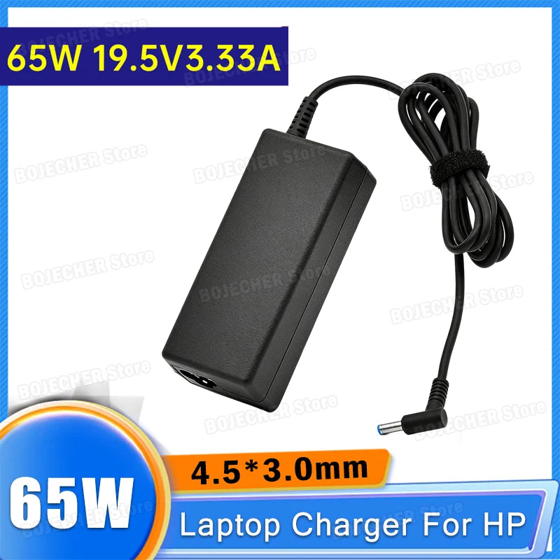 65W 19.5V 3.33A Laptop Charger 4.5*3.0mm Ports For HP 215, 240 G2,G1,Pavilion 14t 14z,Pavilion 14z-n100 Power Supply Adapters Oasis Select
