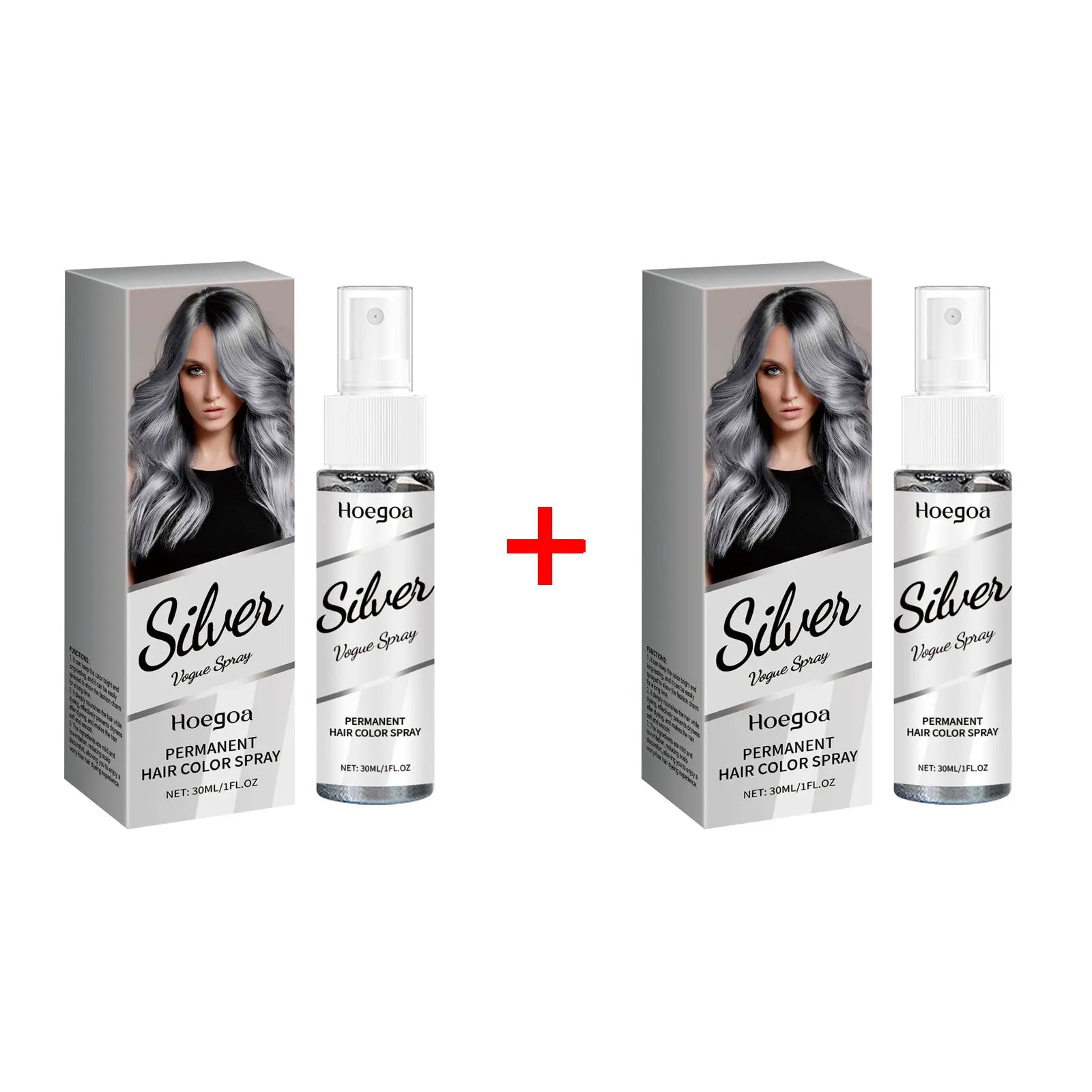 Temporary Gray Hair Dye Spray One-time Molding Smoky Punk Light Oasis Select 60ml box