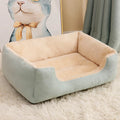Winter Warm, All-season Plush Cat Pads for Cat and Dog Beds, Washable and Bite-resistant, Small, Medium and Large Dog Bed Pads Oasis Select azure 2XL 80x60cm