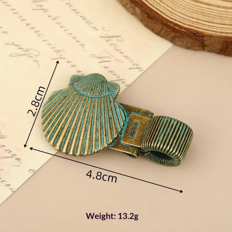Retro Sea Turtle Metal Pen Clip Spring Loaded Durable Pen Holder for Notebook Diary Hiking Travel Journal Accessory Oasis Select A