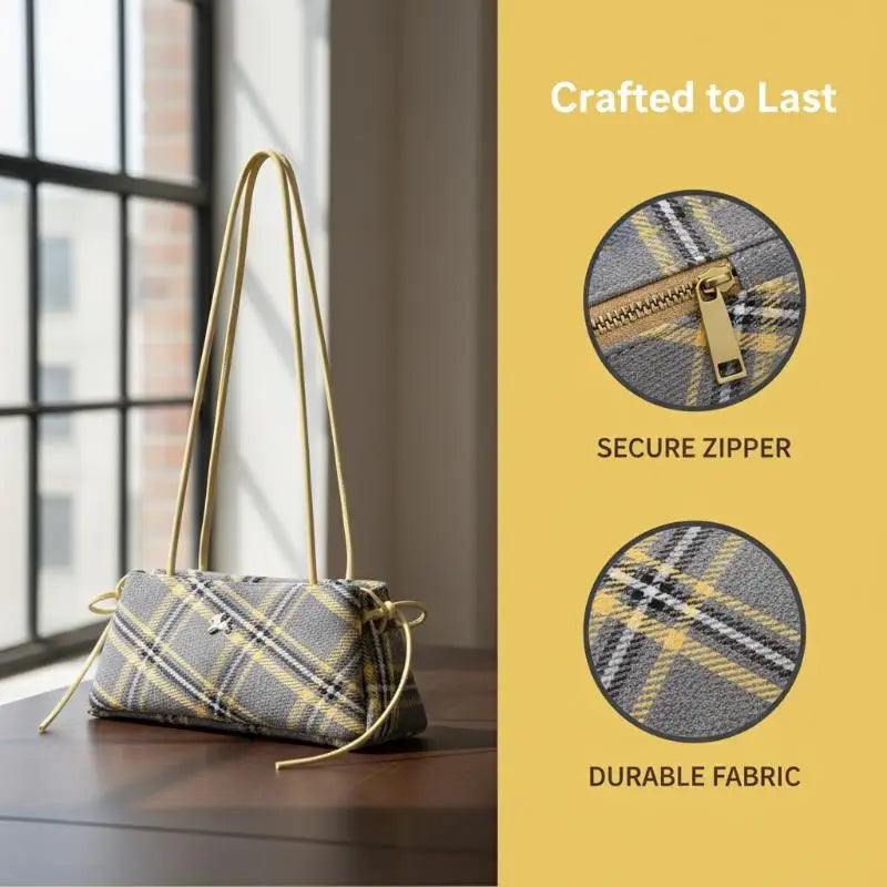 Womens Striped Large Capacity Tote Shoulder Bag Fashionable Handbag Suitable for Daily Office Commute Oasis Select