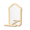 Wooden Bird Mirror Perch – Detachable Parrot Toy | Bite-Resistant