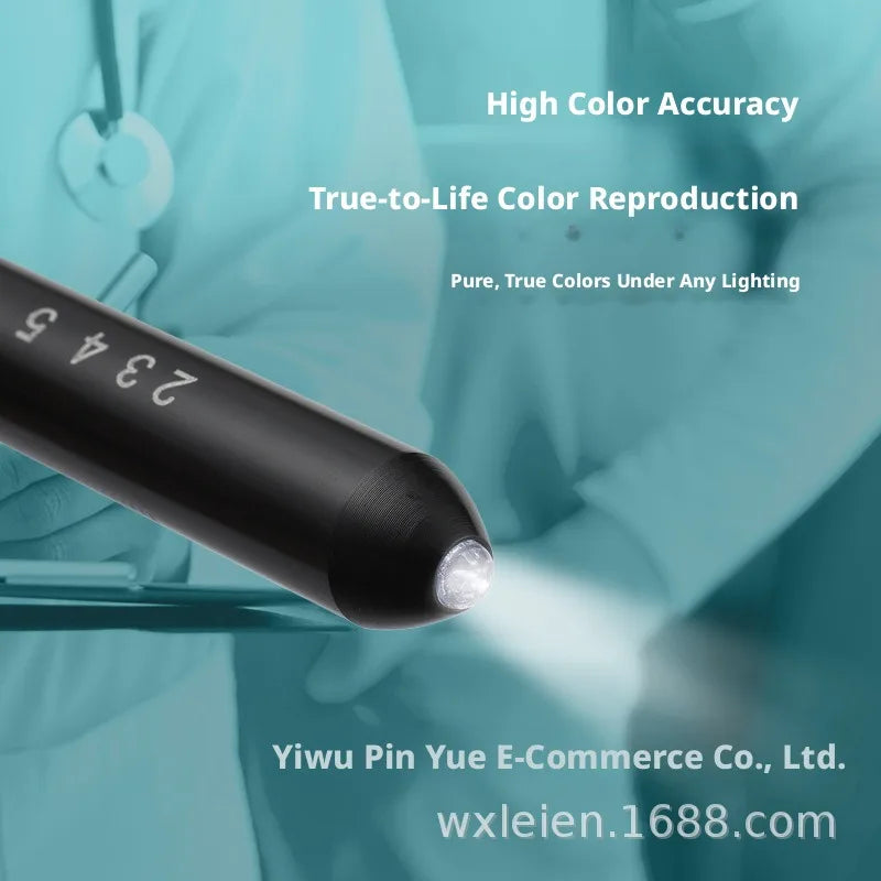 Multi Functional Scale Pen Light LED Pen Flashlight Nurse Pen Light Pupil Oral Examination White Light Medical Lighting Oasis Select