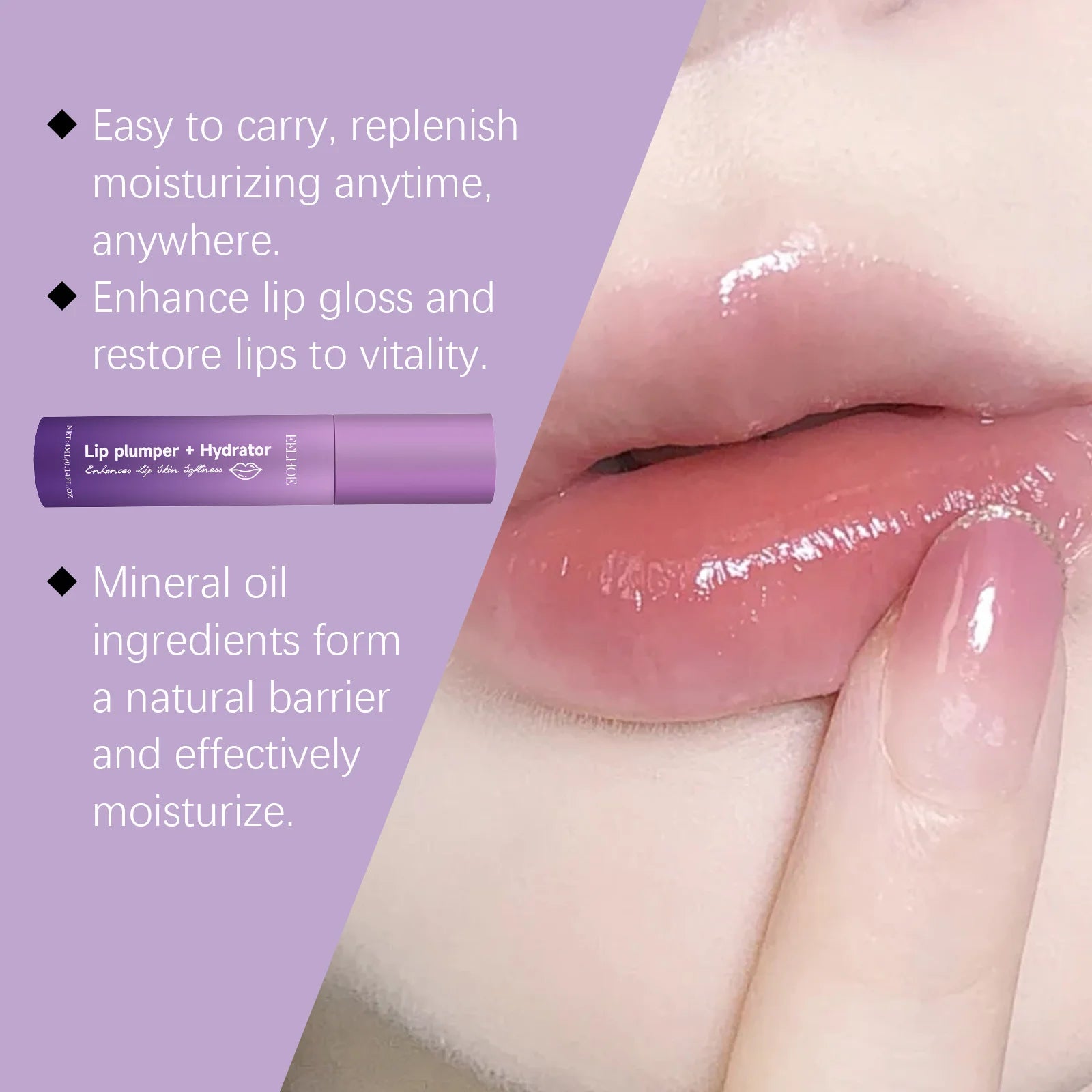 Jojoba Seed Oil Lip Balm Repair Dry Cracked Lips Reduce Fine Lines Enhance Lip Elasticity Lasting Moisturizing Portable Lipstick Oasis Select