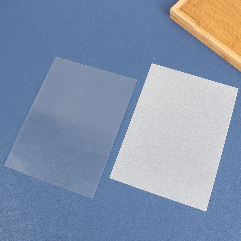 5Pcs Shrink Plastic Sheets Fun Thermal Heat Shrink Film Translucent Sheets Blank Shrink Art Film Paper For DIY 14.5x20cm Oasis Select