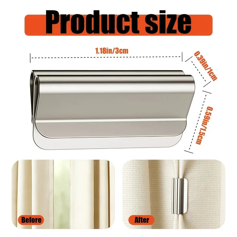 1 Pair/3 Pairs of Magnetic Curtain Shading Buckles, Magnetic Curtain Closure Fixing Buckles, Curtain Clips Oasis Select