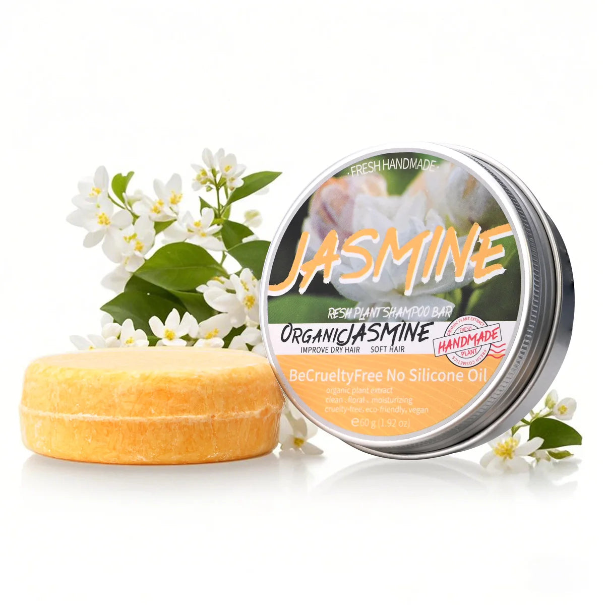 Jasmine Organic Vegan Handmade Essential Oil Soap – 60g