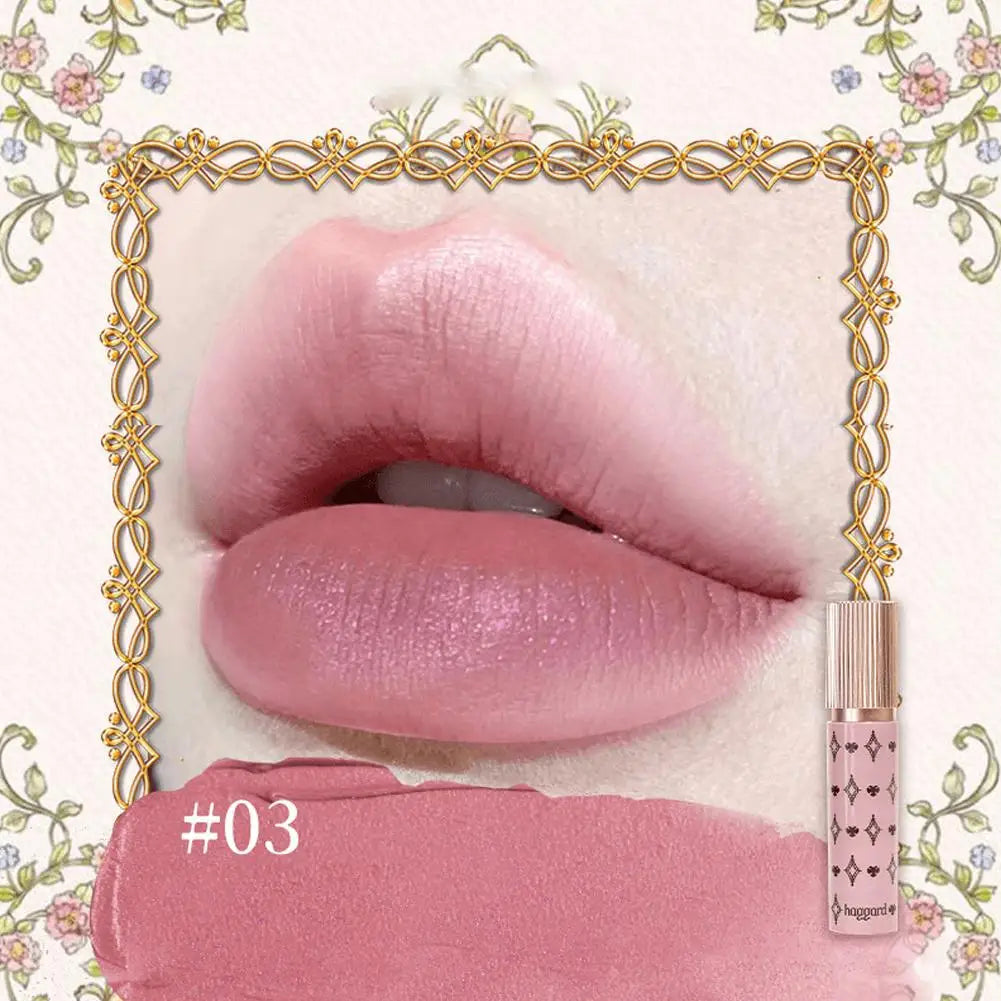 haggard Emo Monster Series Lip Powder Cream Non-Stick Cup Ultra High Color Matte Nude Soft Shimmer Lipstick Makeup Cosmetics Oasis Select 03