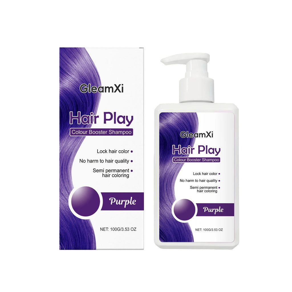 Color Booster Shampoo Lock Hair Color Enhance Semi-Permanent Colour Not Damaging Hair Non-irritating Scalp Hairdressing Shampoo Oasis Select Purple
