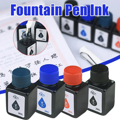 20ml Fountain Pen Ink Bottle | Calligraphy & Writing Ink Fountain Pen Ink Oasis Select