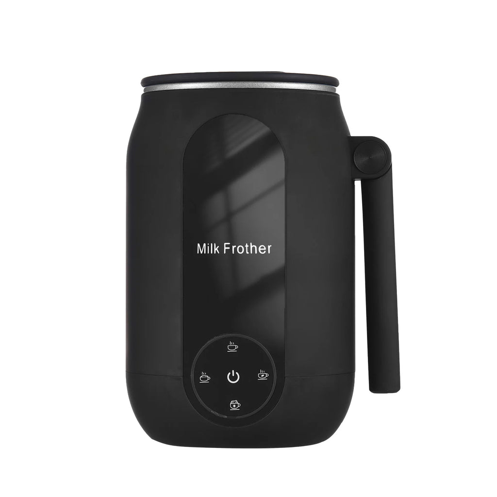 Electric Milk Frother Cooker for Frothing 4-in-1 Milk Steamer with Rotatable Handle Foam Maker for Coffee/Latte/Cappuccino Oasis Select Black US