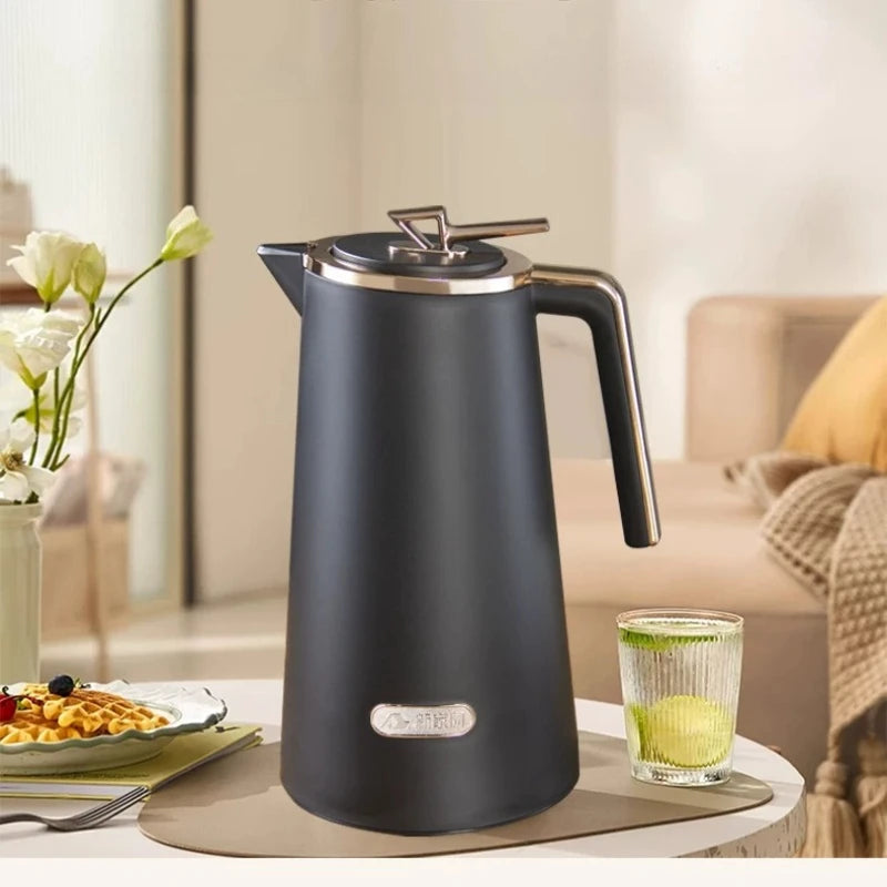 Glass Liner Thermal Jug Large Capacity Insulated Hot Water Bottle Vacuum Flask for Home and Office Oasis Select