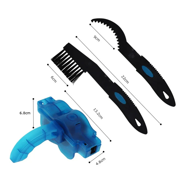 Chain Cleaner Portable Cycling Cleaning Kit Bicycle Scrubber Brushes Set Bike Wash Repair Tool for Mountain Road Motorcycle Oasis Select
