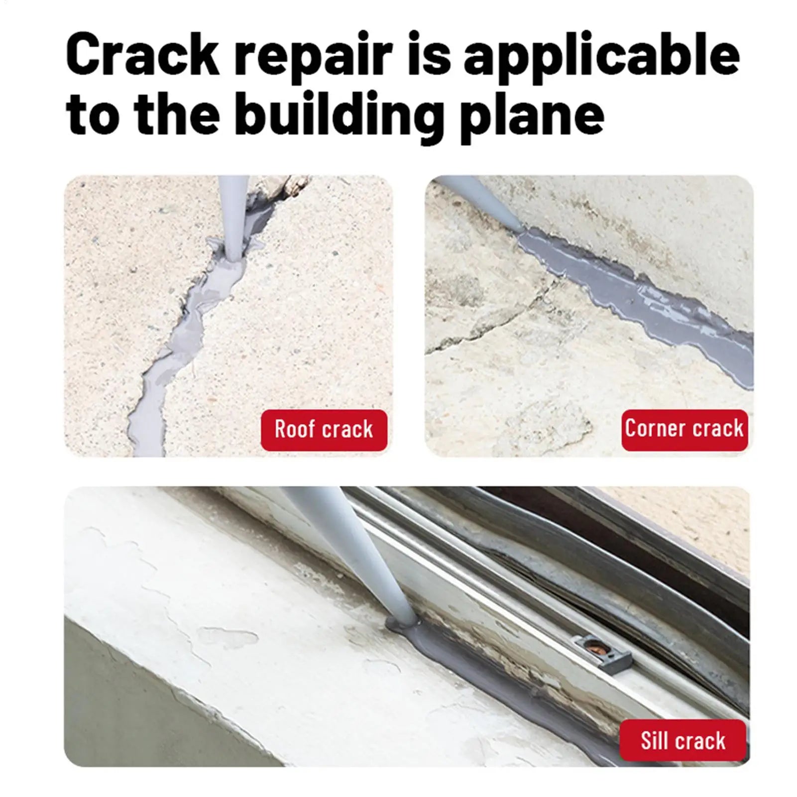 Floor Caulking Glue Asphalt Grouting Adhesive Concrete Floor Crack Repair Adhesive Filling Liquid Grouting Cracked Tile Filler Oasis Select