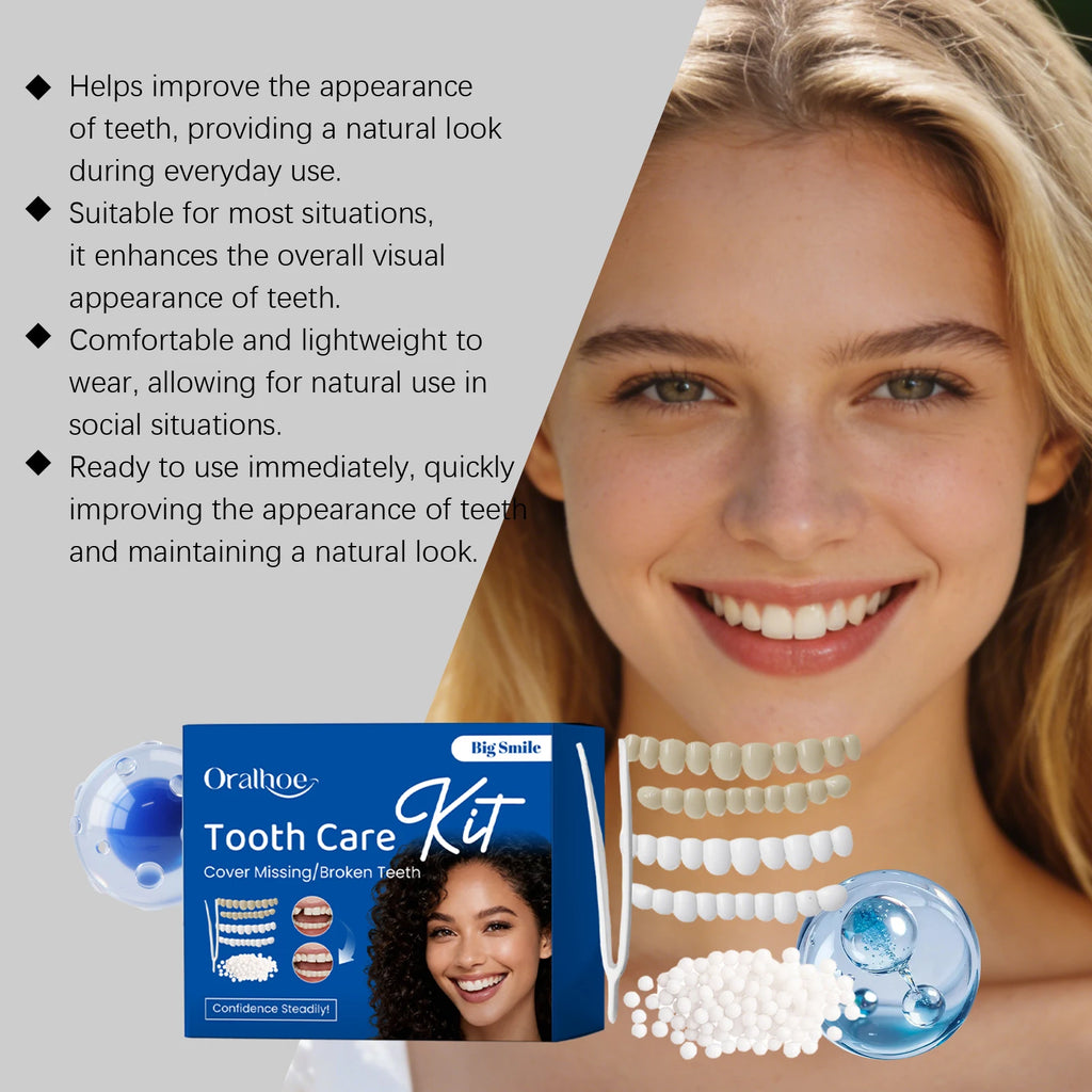 Denture Beauty Kit – Cosmetic Tooth Veneers for a Natural Smile Cosmetic Tooth Veneer Oasis Select