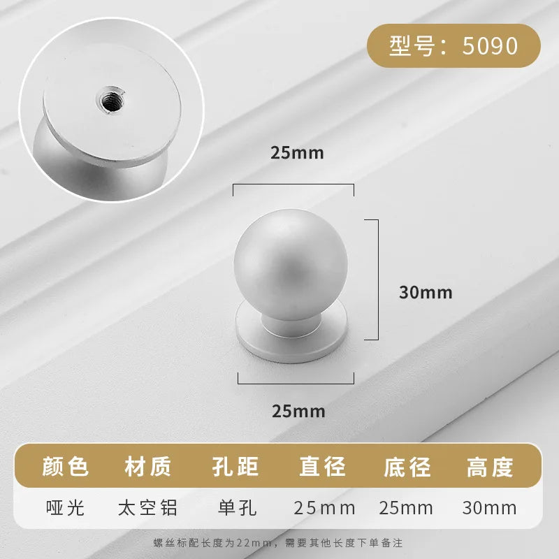 Black Aluminium Cabinet Knobs & Drawer Pulls | Modern Hardware