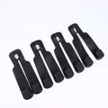 4Pcs Double Hook Car Hook Car Headrest Hooks Hanger For Bags Organizer Holder Clips Auto Fastener Hooks Car Oasis Select Black