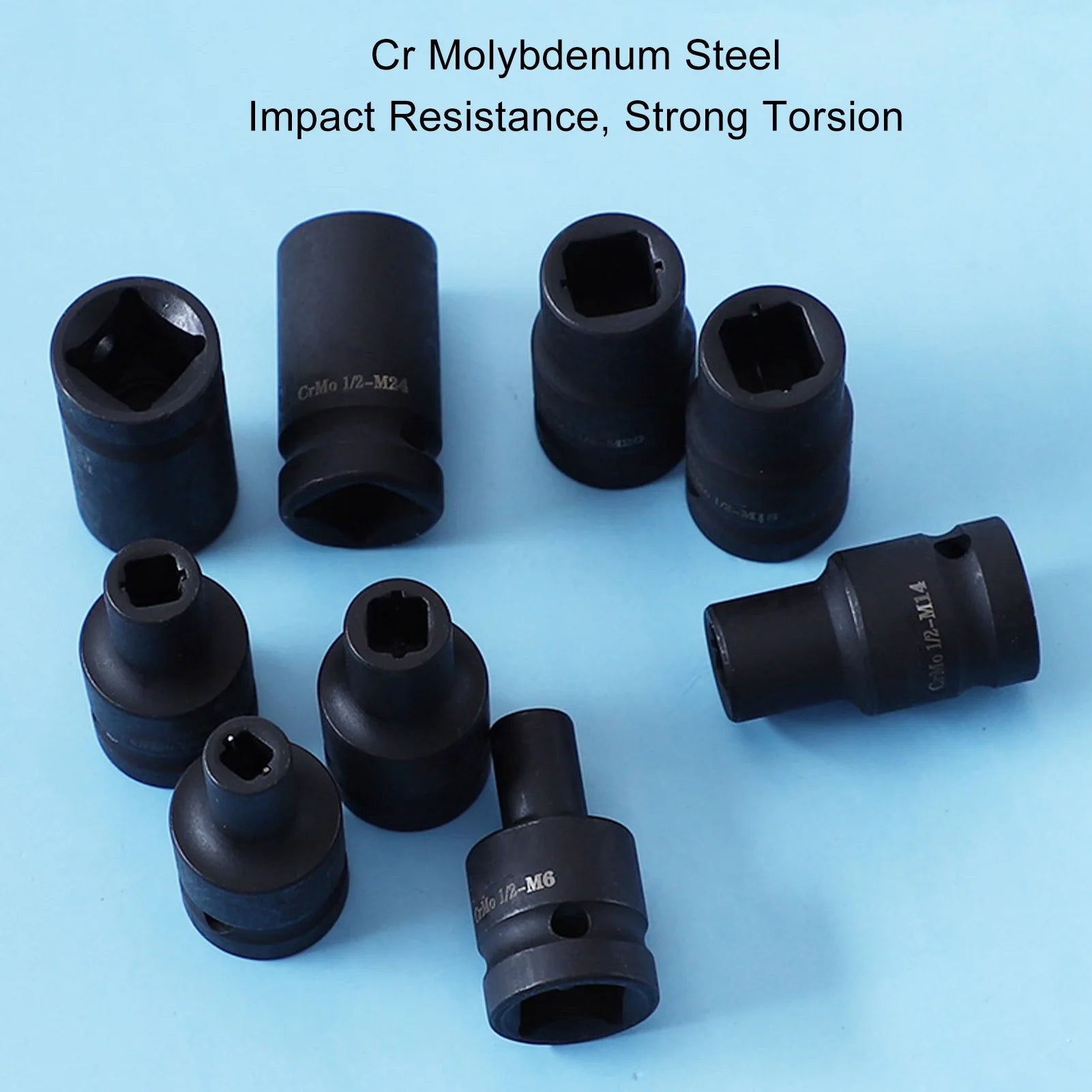 Tap Socket Tap Sockets Cr Molybdenum Steel 1/2 Inch Drive Socket Set for Electric Pneumatic Hand Wrench Oasis Select
