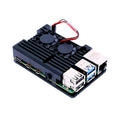 Raspberry Pi 4 Aluminum Case With/Without Dual Cooling Fan Metal Shell Black Enclosure For RPI Raspberry Pi 4B Oasis Select with fan