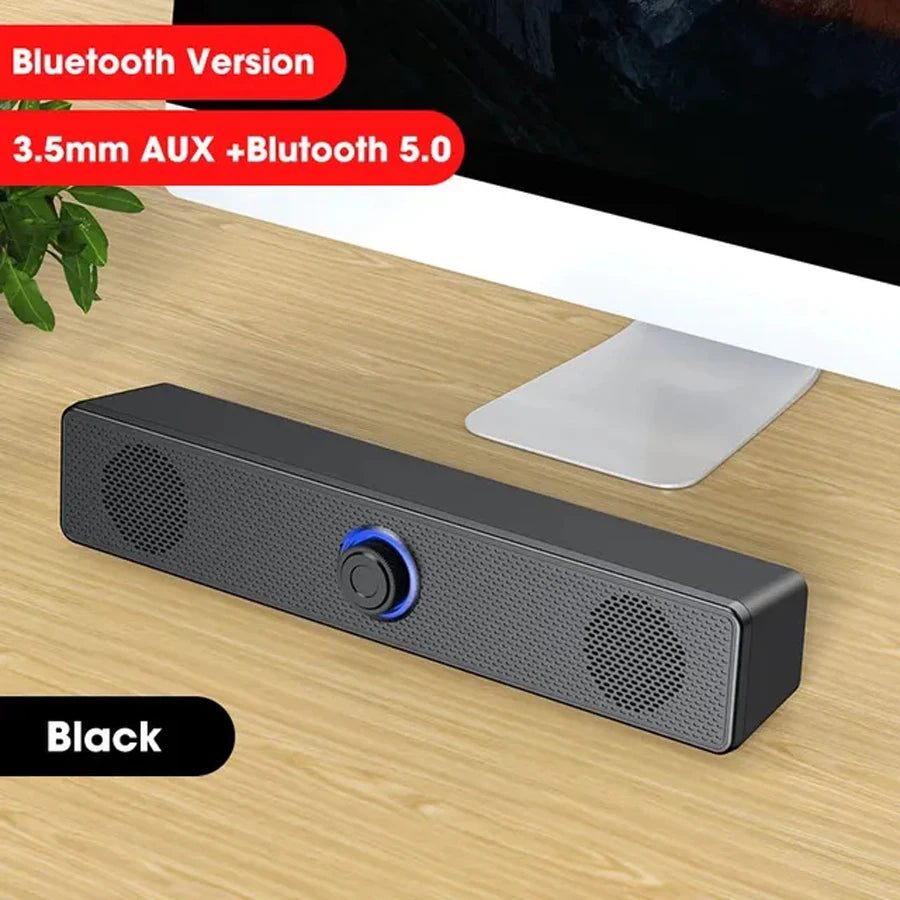 AyeBeau Bluetooth 5.3 Soundbar Speaker for PC, TV & Laptop