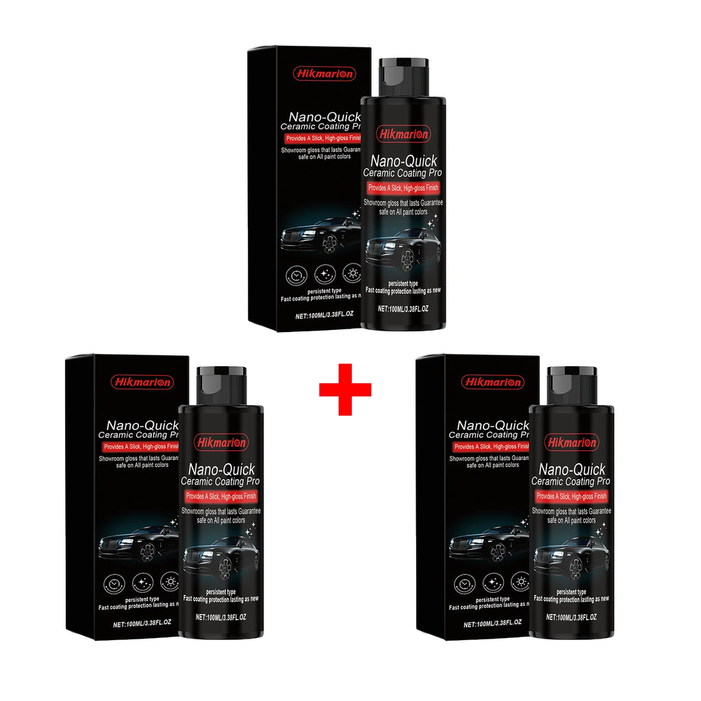Nano Ceramic Car Coating Liquid Polish for Automotive Surface Coating Restore Shine Long Lasting Gloss Paint Protection Car Care Oasis Select 3pcs