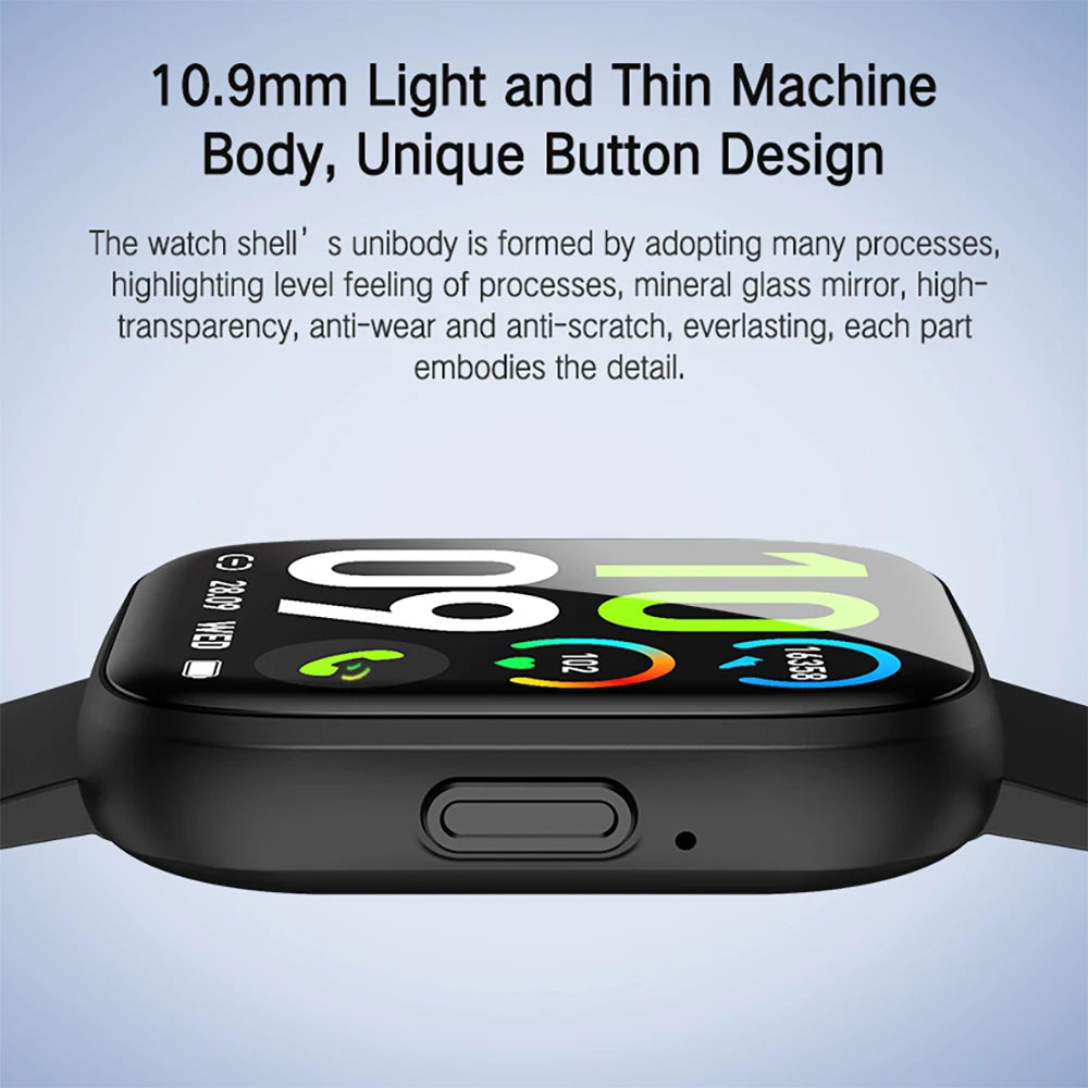 Women Smartwatch Information Reminder 1.85" Heart Rate Health Smart Watches Men BT Call 100+ Sports Modes Music Fashion Game Oasis Select