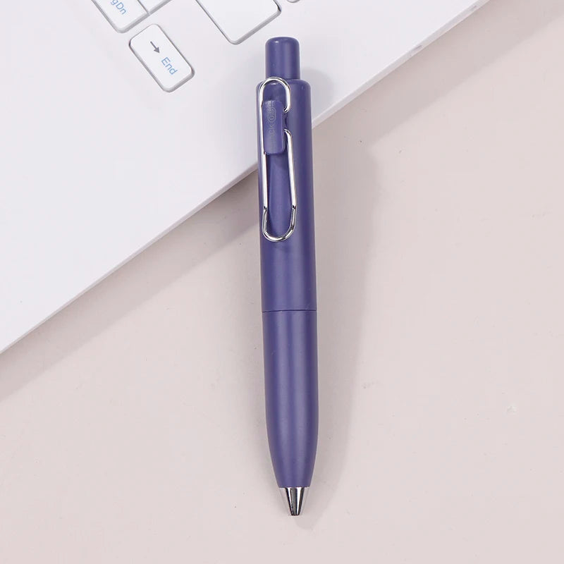 0.5mm Small Thick Core Fat Mini Pocket Pen Neutral Quick Dry Waterproof Uniball One Push Portable Oasis Select A6
