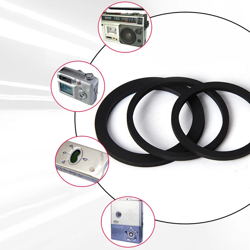 New Sale 20PCS Mixed Idle Tire Wheel Belt Loop Ldler Rubber Ring For Cassette Deck Recorder Tape Stereo Audio Player Oasis Select