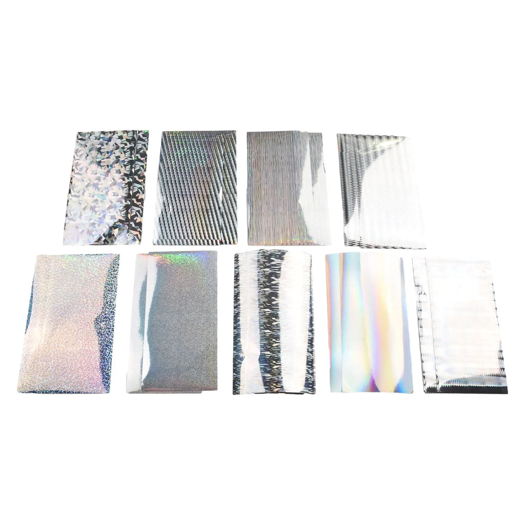 18PC Fish Scale Lure Tapes 20x10cm Flasher Dodger Baits Lure Making Fly Reflective Holographic Fishing Sticker For DIY Fish Skin Oasis Select 18PCS