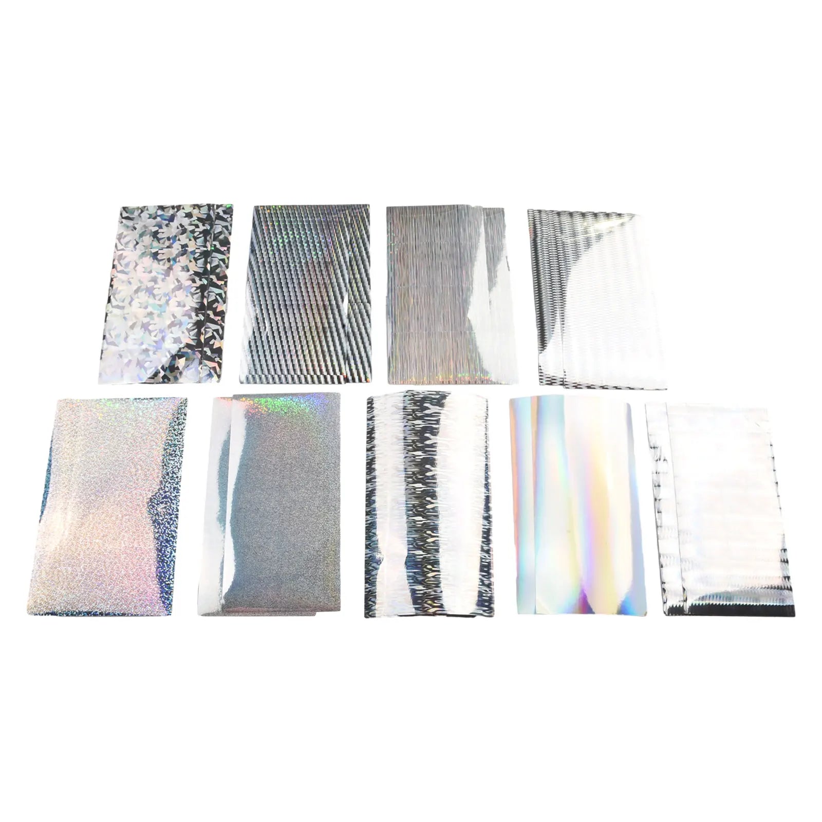 18PC Fish Scale Lure Tapes 20x10cm Flasher Dodger Baits Lure Making Fly Reflective Holographic Fishing Sticker For DIY Fish Skin Oasis Select 18PCS