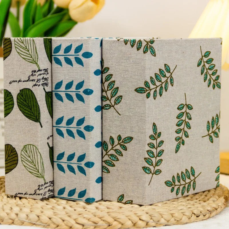 100 Pockets Photo Album Linen Cover DIY Writable Slip-in Picture Albums 4x6 Photos Photo Storage Wedding Family Anniversary Oasis Select