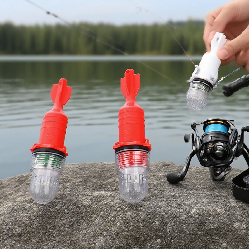 Fishing Light Underwater Net Beacon Buoy Signal Light Indicator Light Lures Fish Finder Lamp Flashing Double Flash Lamp Oasis Select
