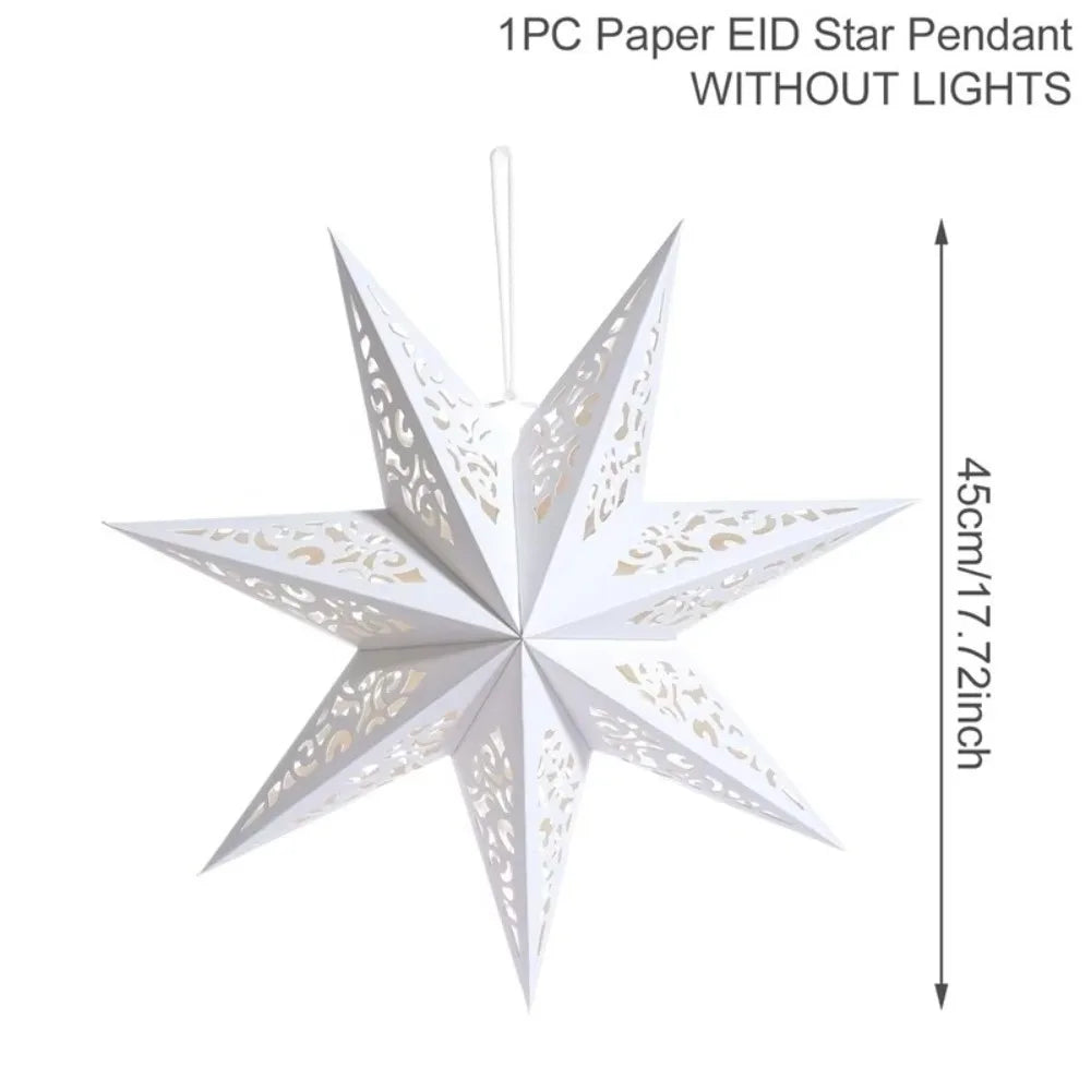 45cm Hollow Star Paper Christmas Lantern Hanging Light Cover